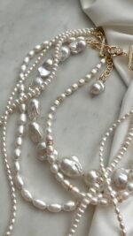 Lolita Pearls Necklace Individually handcrafted - Image 2