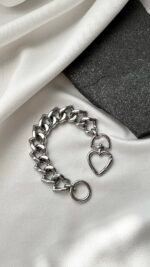 Connection Contemporary Bracelet (Silver tone)