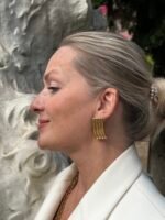 Allure Earrings (Golden tone) - Image 3